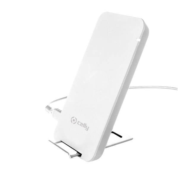 Celly WIRELESS CHARGER PAD STAND 10W WH